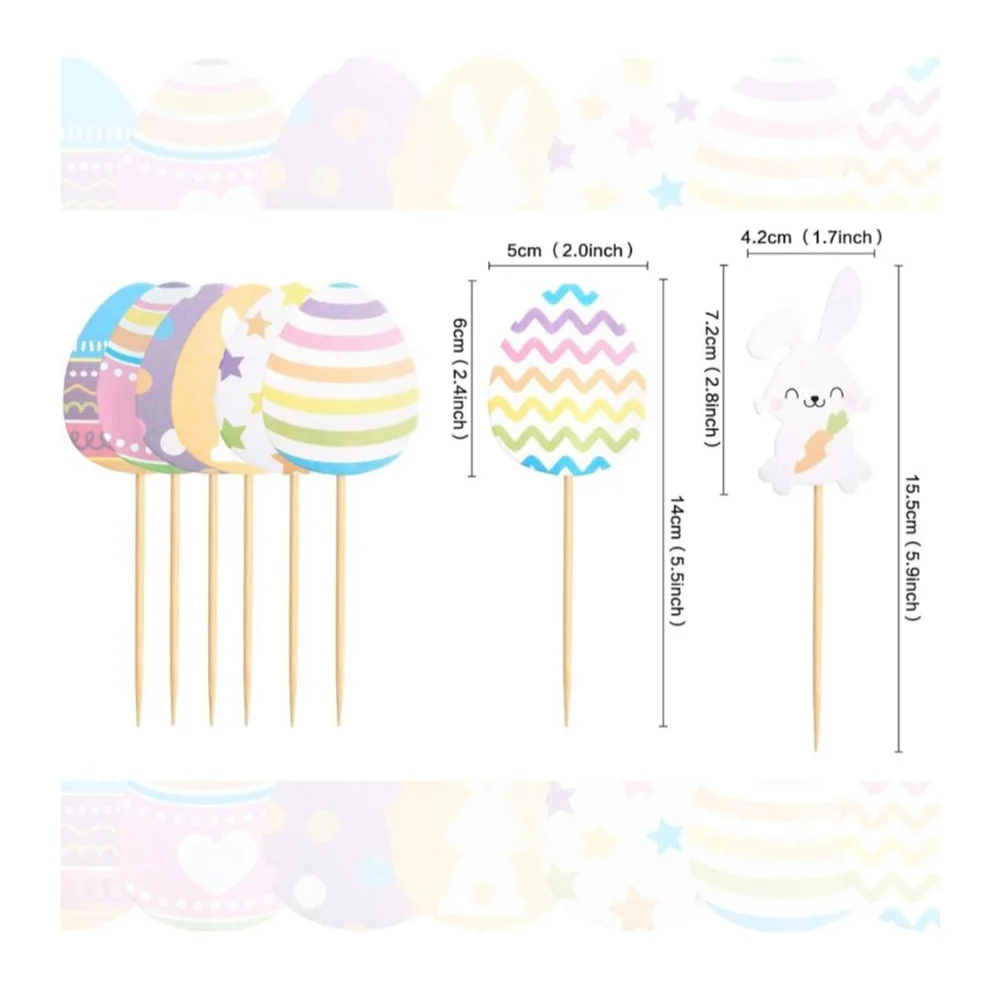 Easter‎ Cupcake Toppers, 30pcs